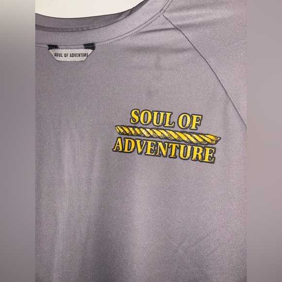 Soul of Adventure Gray Long Sleeve “captain” Rash Guard/Fishing Shirt - Picture 2 of 5